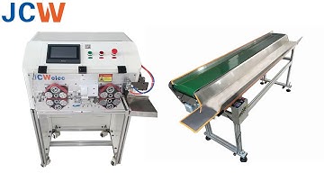 JCW-CS07T Automatic Multicore Cable Cutting Stripping Machine丨Automatic Wire Harness Production Line