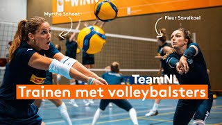 ZO TRAINEN TOPVOLLEYBALSTERS | Myrthe Schoot en Fleur Savelkoel | TeamNL