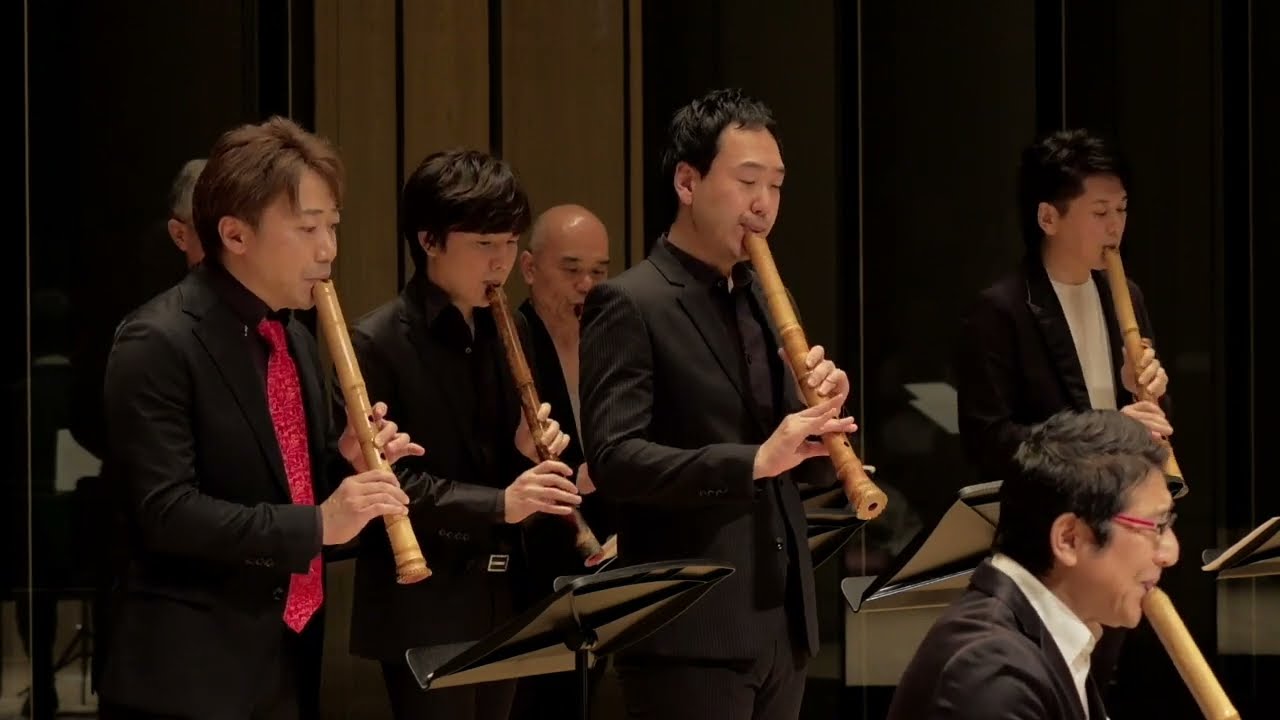 「CraneSpotting ～3群の尺八アンサンブルのための～」三宅一徳作曲（委嘱初演）／JSPN設立公演