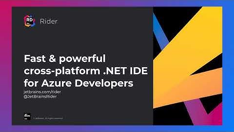 Introducing JetBrains Rider