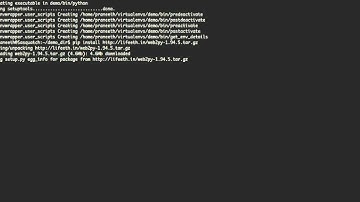 Web2py PIP install