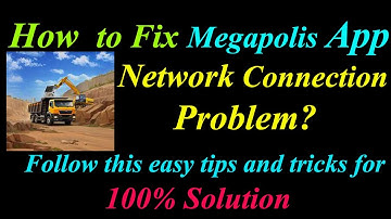 How to Fix Megapolis App Network Connection Problem in Android | Megapolis Internet Connection Error