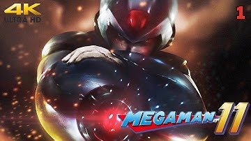 Mega Man 11 Gameplay X - Buster Only [ Ps5 4K 60FPS HDR ] Walkthrough No Commentary - Part 1