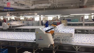 how to spread fabric automatically?