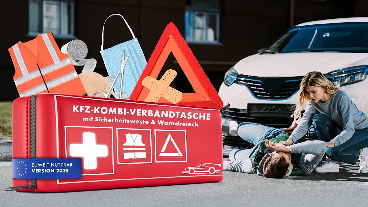 Gilet Jaune Adulte HELDENWERK Kit Voiture 3 En 1 Norme 2025 - Triangle, Gilet, Trousse Premier Secours Norme Européenne 2025 Gilet Jaune Adulte HELDENWERK Kit Voiture 3 En 1 Norme 2025 - Triangle, Gilet, Trousse Premier Secours Norme Européenne 2025