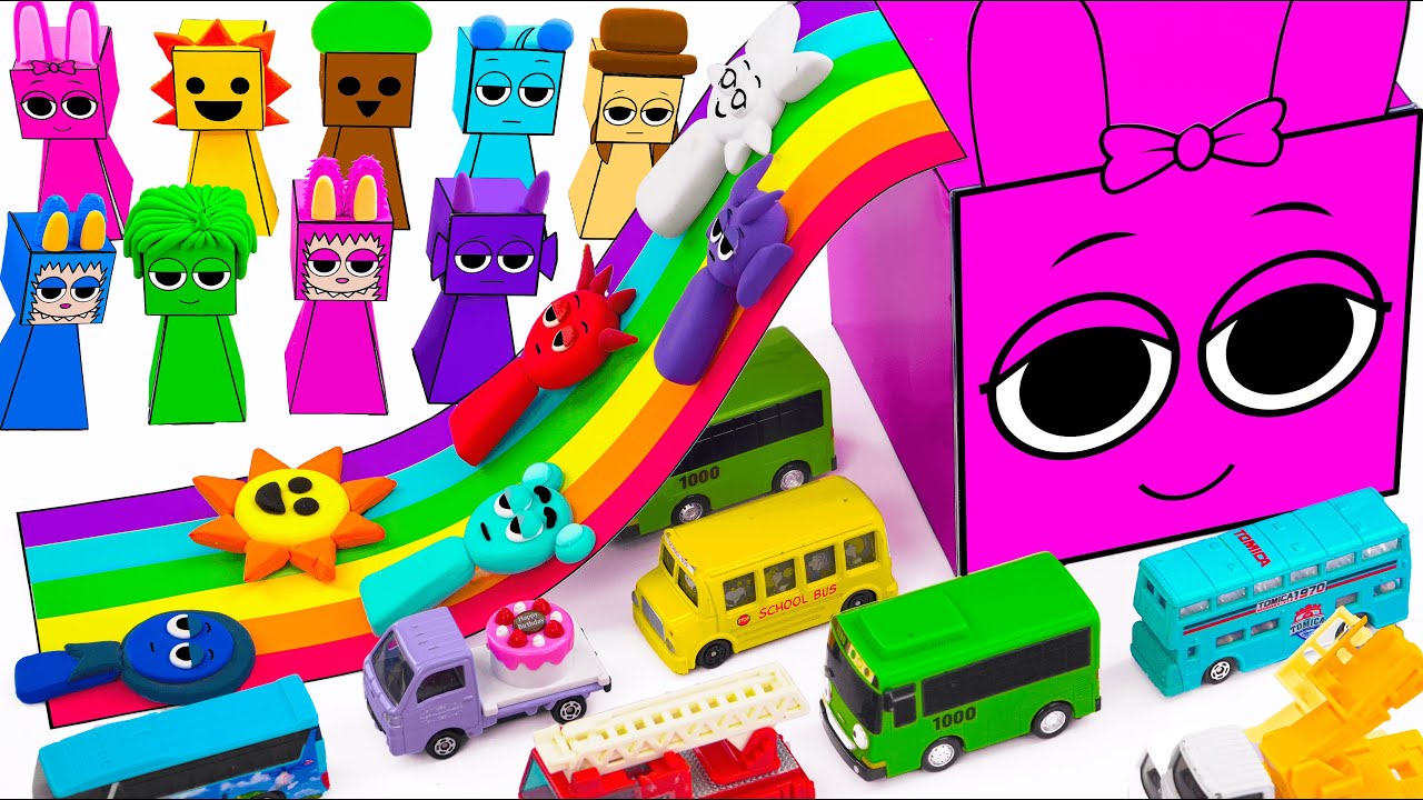 💖Paper DIY💖 Making Clay Incredibox SPRUNKI BLIND BOX Unboxing | How To Make by Mr.Blind Bag ASMR