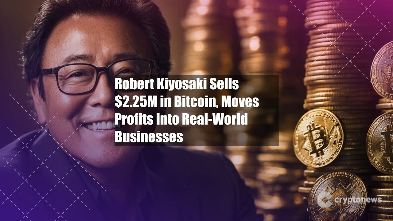 Robert Kiyosaki Sells $2.25M in Bitcoin, Moves Profits Into - YouTube