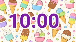 10-Minute Ice Cream Timer 🍦 – Fun & Colorful Classroom Countdown