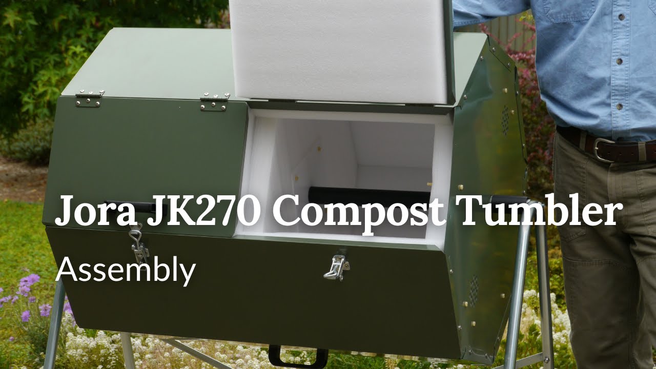 Assembly of the Jora JK270 Compost Tumbler at YouTube