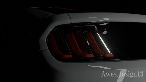 Mustang GT350 Teaser | Blender Short Video