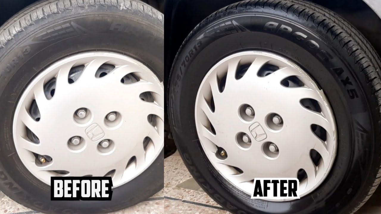 The Right Way to Polish your Tyres! YouTube