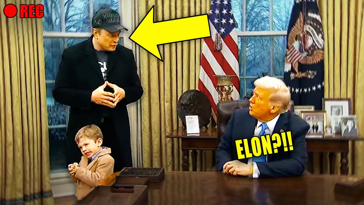 Trump Turns NEON ORANGE as Elon Press Conference SUDDENLY AWFUL!