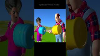 Scary Teacher 3D vs Squid Game Clackers Level Max 5 Times Challenge Tani and Miss T win #shorts