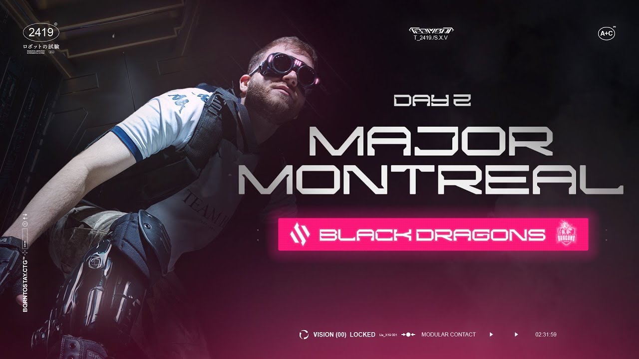 BLAST R6 Major Montreal 2024 - Day 2 - BDS Vs. BlackDragons - YouTube