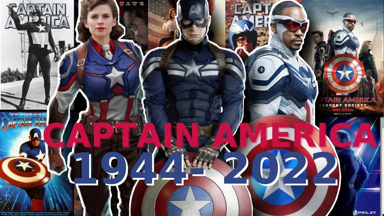 Captain America All Movies (19442024) Evolution Of Captain America