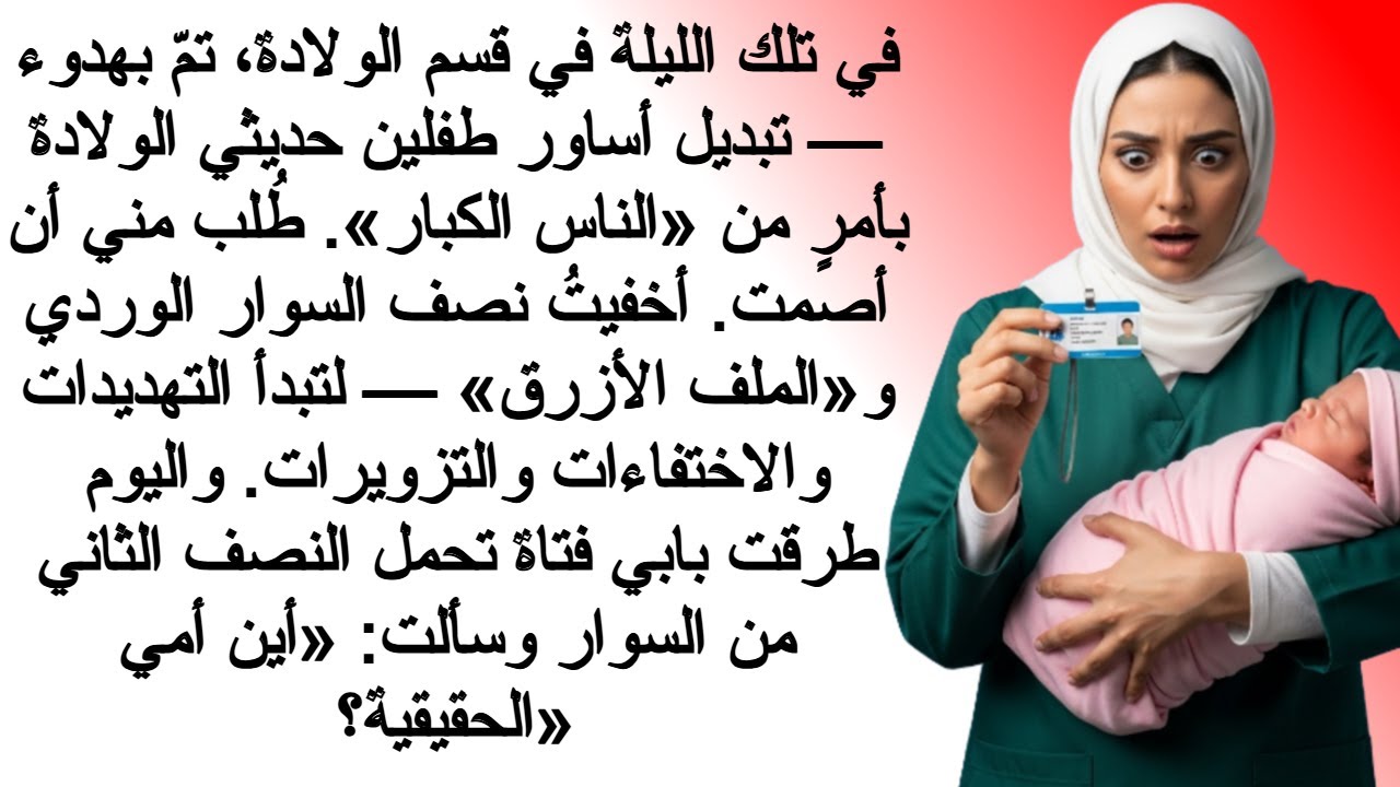 قصة مؤثرة: غرفة الولادة بلا اسم — سرّ الهوية المفقودة