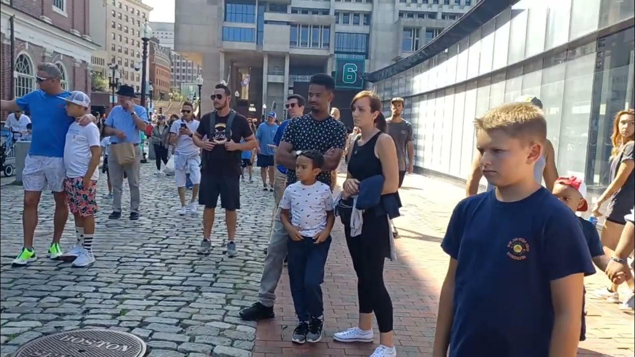 quick look at some of the street performers down at Faneuil Hall YouTube