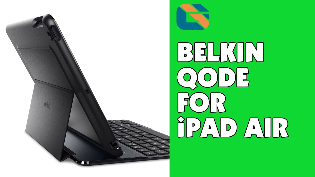 Belkin QODE Ultimate Bluetooth Keyboard Case for iPad Air in 4K @belkin - YouTube