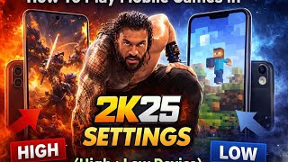 How To Play |WWe 2k25| in Your high and low device all devices work 100% Guaranty Watch This Video screenshot 4