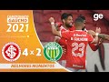 INTERNACIONAL 4 X 2 YPIRANGA | MELHORES MOMENTOS | 4ª RODADA GAÚCHO 2021 | ge.globo