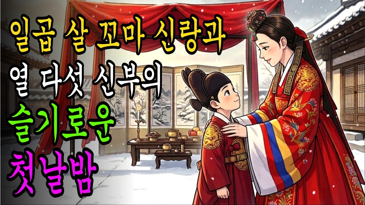 7살 꼬마 신랑과 15살 신부의슬기로운 첫날밤야담ㅣ민담ㅣ설화ㅣ전설ㅣ조선야담ㅣ옛날이야기ㅣ오디오북ㅣ수면ㅣ잠잘때ㅣ권선징악ㅣ효도
