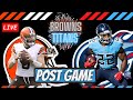 Cleveland Browns vs Tennessee Titans | Post Game Talk Back