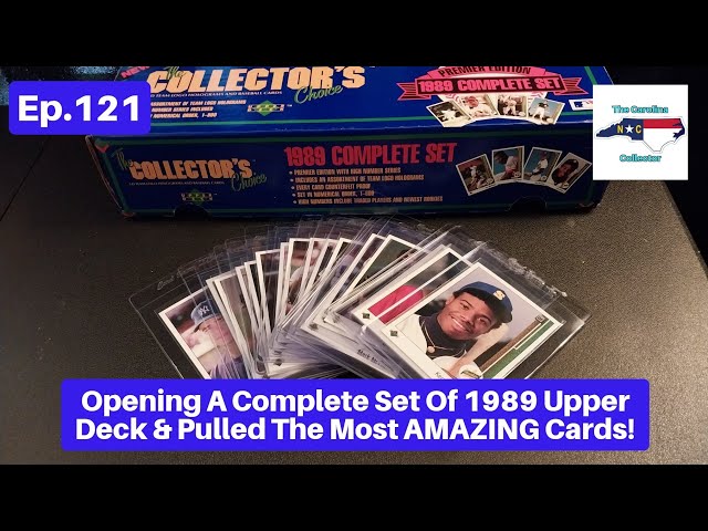 Opening A 1989 Upper Deck Baseball Card Complete Box Set - Ep.121