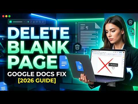 How to Delete Blank Page on Google Docs [2026 Full Guide]