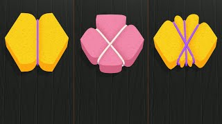 Sponge Art - Squeeze the sponge by using rubber bands to match the image! screenshot 3