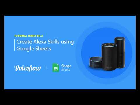 Insert Data to Google Sheets through Alexa Skill | No-code Tutorials | Ep. 2