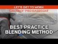 Cromax Pro Basecoat: Best practice blending method