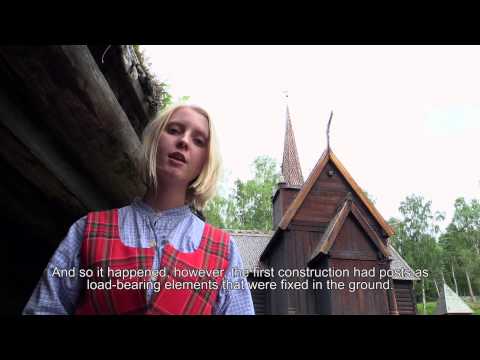 Video: Garmo stave church description and photos - Norway: Lillehammer