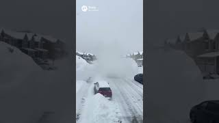 This Is Not Hail Giant Snowballs Fall Like Snow