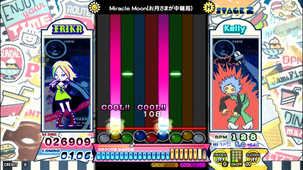 ポップンミュージック] J-ガラージポップ / Miracle Moon(お月さまが
