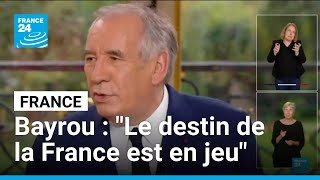 France : pour François Bayrou, 