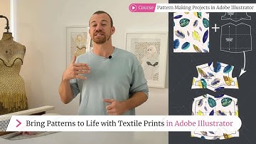 Visualiseer uw ontwerpen: textielprints toevoegen aan patronen in Adobe Illustrator!