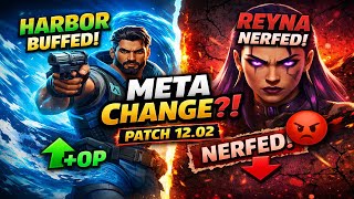 Valorant Patch 12.02 is CRAZY! Harbor BUFF + Reyna NERF 😱 Full Breakdown #valorant #valorantupdates Profile