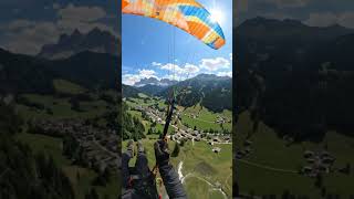 Flying over the Dolomites · AI paragliding POV