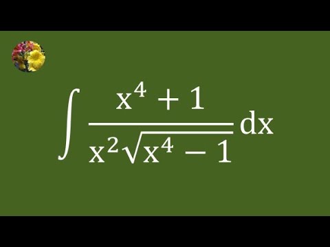 2nd method to evaluate the indefinite integral using basic techniques ...