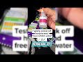 Testing knockoff hospira BAC water 💦 PH balance 