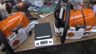Stihl 462 vs 461 - weight difference