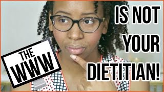 WHEN SHOULD YOU SEE A DIETITIAN?