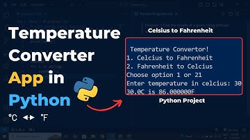 Build a Temperature Converter App in Python (Step-by-Step Guide)