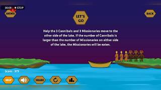 Can you solve the "Cannibals & Missionaries" riddle? [River IQ]