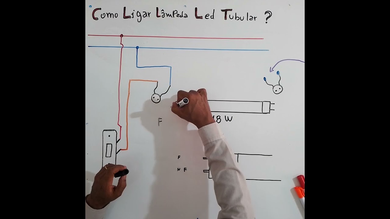 Como instalar LÂMPADA  LED tubular. Fique atento alguns Detalhes. 🔦