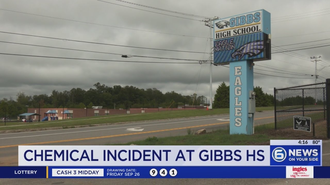 Science experiment mishap at Gibbs High School leads to lockdown