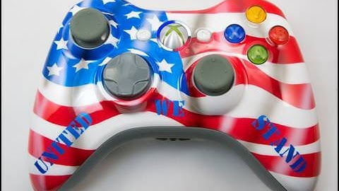 How to Paint a Patriotic Xbox 360 Controller by MyCustomController - Part 1.mov
