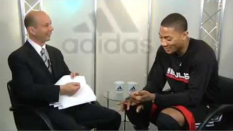 Derrick Rose gets Interviewed by Adidas and Chuck Swirksy - DayDayNews