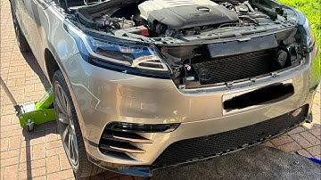 Range Rover Velar Front bumper removal