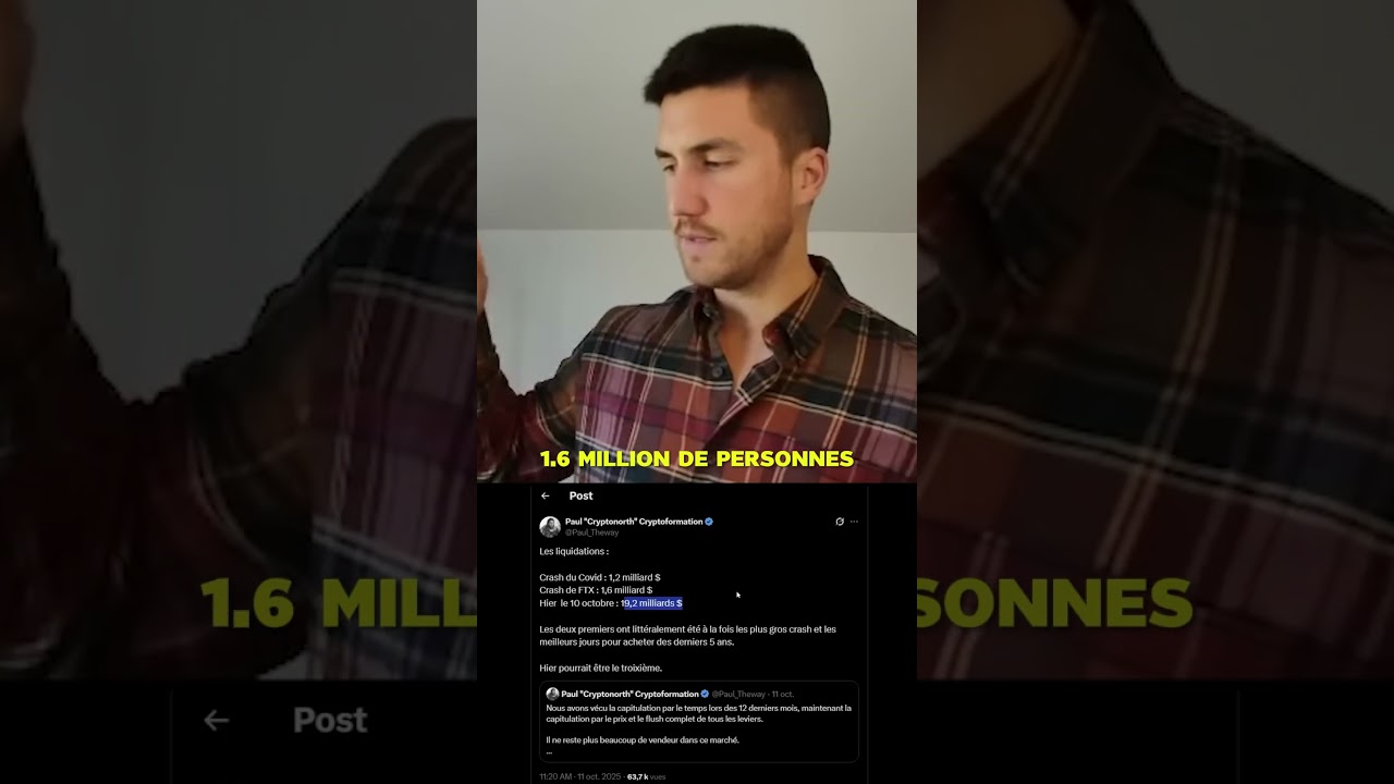 The Historic Crash: 19.2 Billion Liquidated in 30 Minutes! - YouTube